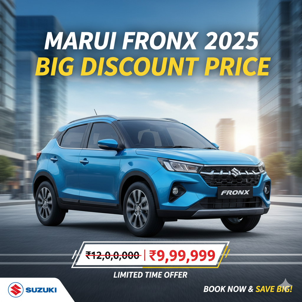 Maruti Fronx 2025 discount price